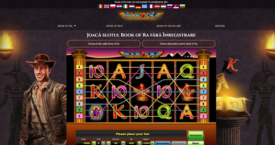 Homepage: Homepage Book of Ra Romania